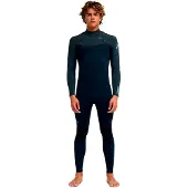 Quiksilver E Session 4/3 Mm Långärmad Neopren Våtdräkt Med Bröst Blixtlås