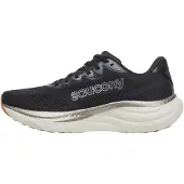 Saucony Ride 19 Shoes Black White SS26, Size 44 - EUR