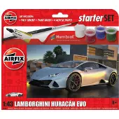 Wittmax Airfix Lamborghini Huracn EVO byggsats med färger
