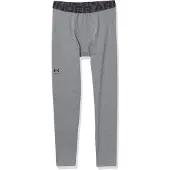 Under Armour Pojkar ColdGear Armour Baselayer Leggings, Charcoal Light Heather (019)/Black, Liten