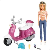 Colorbaby 47812 Isabella Witch Scooter Docka