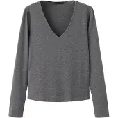 Mango T-shirt 'LIA' mörkgrå