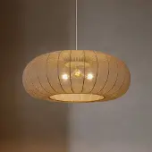 LINDBY Taklampa , Helin, dimbara, Brun / rost, Vardagsrum, Tyg / textil, Skandinavisk