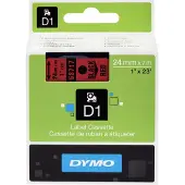 Dymo S0720970 Märkband Bandfärg: Röd Skriftfärg: Svart 24 mm 7 m
