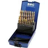 Bohrcraft Din 338 N Hss-tin Metallborr 19 Bitar