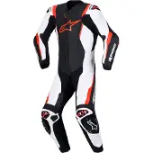 Alpinestars Missile V3 1-delad läderoverall Vit/Svart/Röd 50 Herrar hvid