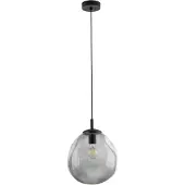 TK Lighting Glas pendellampa Sol , dimbar, Aluminium / grå / zink, Vardagsrum / matsal, Glas, Modern, Pendellampa
