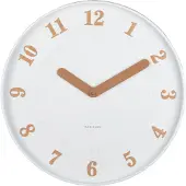 Karlsson väggklocka Amena white KA6083WH