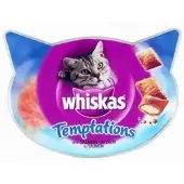 Whiskas Tempation Laxsnacks 60g 6 Enheter