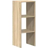 vidaXL Bokhylla stapelbar sonoma-ek 30x30x80 cm konstruerat trä