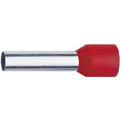 Klauke 4718 Ändhylsa 1 mm² Delisolerad Röd 1000 st