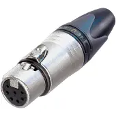 Neutrik NC7FXX XLR-kontakter Hona rak Antal poler: 7 Silver 1 st