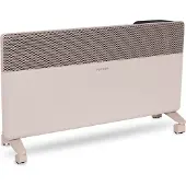 Vonroc Lyxig Elvärmare – Textilpanel – Inverter – 2000W – Beige | WiFi