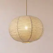 LINDBY Hänglampa Autumn , dimbar, Aluminium / grå / zink, Vardagsrum / matsal, Textil / tyger / siden, Skandinavisk, Pendellampa