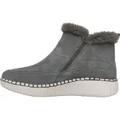 SKECHERS för kvinnor. 168108 Relaxed Fit: Wilshire Blvd - Fresh Zip stövletter grå (40), Hud, Karta, Casual