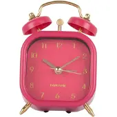 Karlsson väckarklocka Metallic Glam square dark pink KA5921DP
