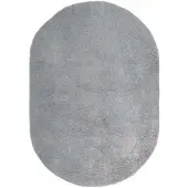 vidaXL Ryamatta med lång lugg NAVARRA silvergrå 300x200 cm polyester