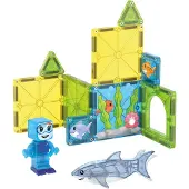 Magna-Tiles Magnetset - 13 Delar - Shark Dive - - One Size - Magnetiska leksaker