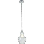 Maytoni Glas pendellampa Eustoma, dimbar, Genomskinlig / transpare, Vardagsrum / matsal, Glas, Pendellampa