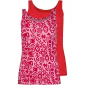 Skiny Topp rosa / röd