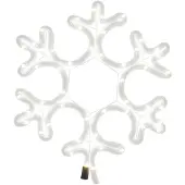 vidaXL Snöflinga ljusslinga med LED 2 st varmvit 27x27 cm