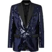 Philipp Plein Kavaj med en knapp, smal passform
