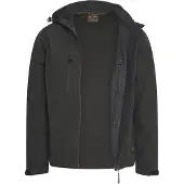 Cappuccino Italia Outdoor Jacka Softshell Hood Jacka Svart Svart