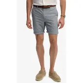 Superdry för män. M7110487A Shorts Premium Textured Chino blå (32), Casual, Bomull