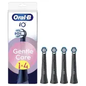 Oral-B Broschetter - - IO påfyllningar Gentle Care - Paket om 4 - Svart