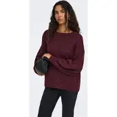 ONLY Tröja 'ONLNellie' rubinröd