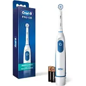 Oral-B Pro 100 Tandvård, Batteridriven Tandborste, Vit (Ny Modell)