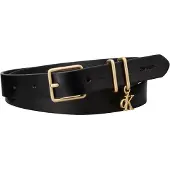 Calvin Klein Bälte 'CK Monogram' svart