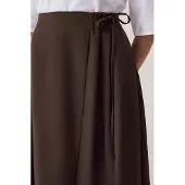 Trendyol Modest Dam Brun Enfärgad Maxi A-linje A-linje Modest Kjolar