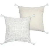 Bertoni-arco dekorationskudde med flätmönster BALMA 40 x 40 cm