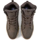 Tom Tailor Boots med snörning mörkbrun