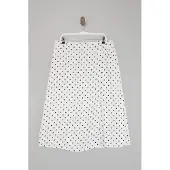 Trendyol Dam Vit Prickig Midi A-linje Plus size Kjolar