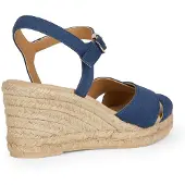 Geox D Gelsa Låg C Läder Dam Navy Sandaler