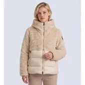 Blauer för kvinnor. 26WBLDC02304 Fanevil ECO-jacka beige (S), Casual, Polyamid