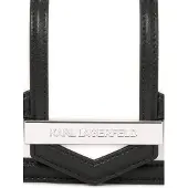 Karl Lagerfeld Axelremsväska 'Essentials' svart