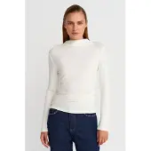 Dilvin Ribbad slim fit halvpolokrageblus
