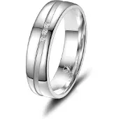 MARRYA Ring 'SI-19 Ehering aus Silber' silver