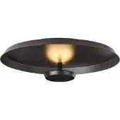 QAZQA Modern taklampa matt svart inkl. LED 3-stegs dimbar - Sombra