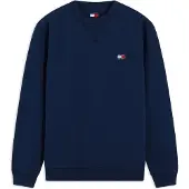 Tommy Hilfiger Tommy Jeans Badge Fleece Crew Neck Sweatshirt