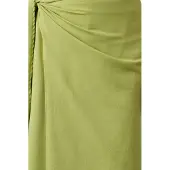 Trendyol Modest Dam Grön Enfärgad Maxi Omlott Sarong Modest Kjolar