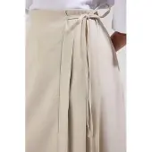 Trendyol Modest Dam Grå Enfärgad Maxi A-linje A-linje Modest Kjolar