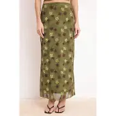 Trendyol TRENDYOLMİLLA Dam Khaki Rutig Midi Bodycon Penn kjol Kjolar