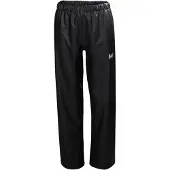 Helly Hansen Moss, Regnbyxor, Junior, Svart