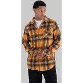 Hurley B999 Heavy Weight Flannel Skjorta yellow, L