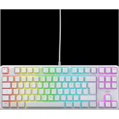 Cherry K4V2 TKL Sladd, USB Tangentbord Tyska, QWERTZ Vit RGB-belysning