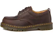 Dr. Martens för män. 43348200 Lowell lädermokasiner med 4 öljetter brun (45), Hud, Karta, Nyckelband, Casual